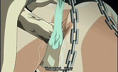 Chained Hentai Maid 69 Oralsex And Hard Shoved Dildo