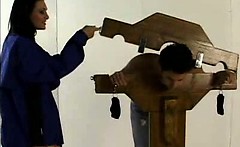 BDSM PIllory Punishment