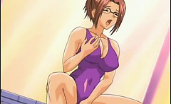 Swimsuit Japanese Hentai Self Masturbating In The Swimming P