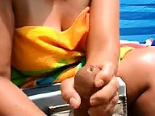 Handjobs At The Beach POV Compilation