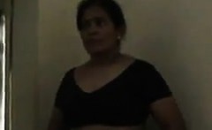 Indian Aunty Flashes Her Breasts