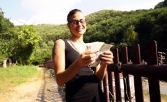 Real Pulicsex Slut Blasted With Cum