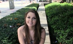 Money For Adorable Teen Cali Hayes In Exchange For Oral-sex