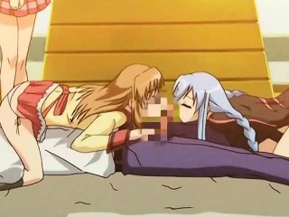 Anime chicks licking their nipples