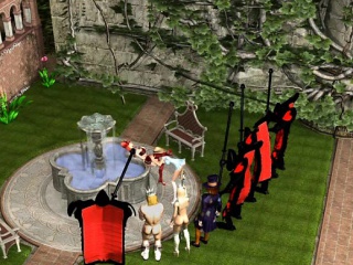 3D hentai King and Queen hot fucking in the castle