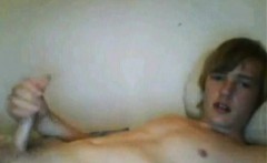 Redneck Amateur Twink Cums On Cam