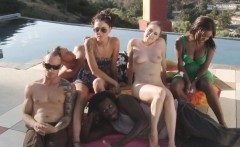 Tatiana Kush Outdoors In Amateur Group Fucked