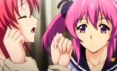 Sexy Redhead Anime Babes Having Sex In Group