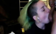 Slovenian Punk Girl Sucking Dick