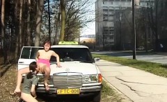 taxi driver break for anal fuck