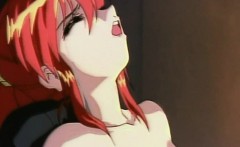 Tied Up Hentai Redhead Gets Fucked Rough