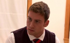 Uniform student assfucked by tough teacher