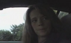Blonde Crack Whore Gulping Down Dick Point Of View