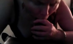 55 Years Old Victoria Eating Bbc Cum