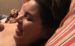 Horny Teen Zuzinka Gets Facial In Threesome