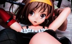 3d Anime Hentai Cutie Gets Fucked Doggy Upskirt