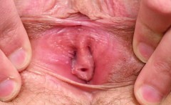 Teen Exposes Perfect Virgin Hymen In Closeup