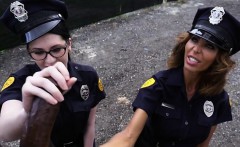 Horny Cops Share Suspects Big Black Cock