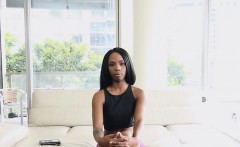 Sporty Black Amateur Beauty Blows
