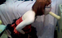 Amateur slender redhead CD proposition