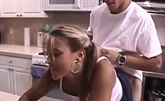 Veronika Gets Fucked While Eating a Cheeseburger - Veronika