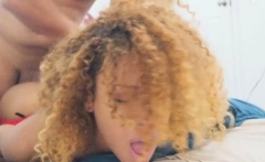 African American Teen Loves Cum!