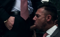 Muscle Gay Anal Sex With Cumshot