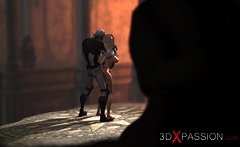 Demon Zepar Fucks A Young Blonde On The Altar In The Castle