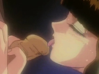 Captured anime chicks have to suck cocks in the basement