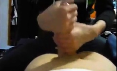 Handjobs big cock