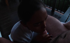 Amateur Thai teen girlfriend POV blowjob