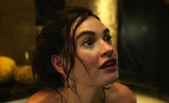 Lily James and Emily Beecham in sexy scenes