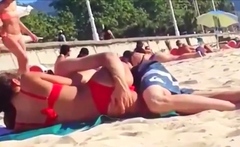 Swinger Outdoor Beach Gang bang Public Sex Part Ii