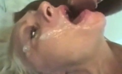 granny rims and gets spunked on