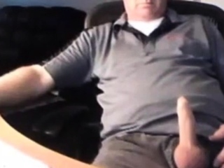 Handsome dad exposing his penis