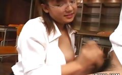 Japanese teacher pleases her student uncensored