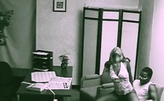 Black Babe Fucking on Office