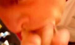 Blowing And Stroking My Friend And He Cums In My Mouth