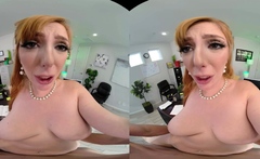 VRHUSH Redhead Lauren Phillips wants an anal creampie