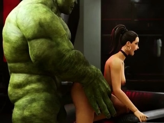 Hulk And She-Hulk Having Fun
