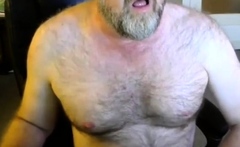 Daddy Bear Eats His Own Cum