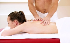 Hardcore massage vid with amazing brunette girl