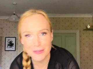 Lovely Blonde With Tight Pussy Masturbate Solo