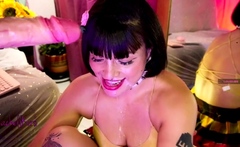 dick sucking septum goth