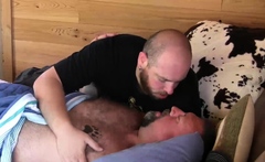 BEARFILMS Jake Davidson Fucked Hard By Sid Morgan After BJ