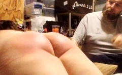 Sexy amateur ass spanking