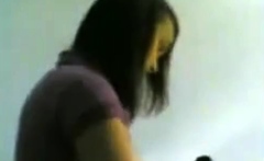 Amateur Asian Couple's Warm-Up Session