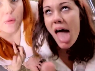 Hot Teen Blowjob Handjob