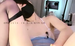 Webcam Asian camgirl testing brand new toy