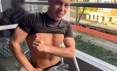 Sexy Ricky Iglesias shows his great body